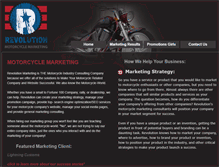 Tablet Screenshot of motorcycle-marketing.com